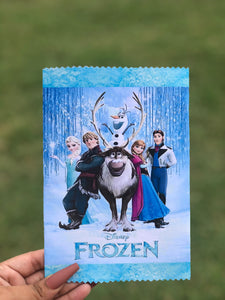 Free Frozen Printable Frozen Birthday Party Favor Chip Bag Template   Hanging with the Kiddos